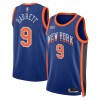 Dres New York Knicks RJ Barrett Nike 2023-24 City Edition Plava Swingman
